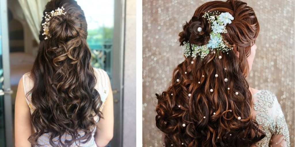 indian bride wedding hairstyles