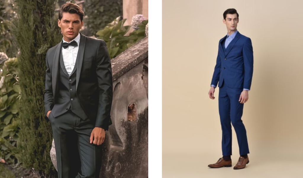 Three Piece Suits for Groomsmen