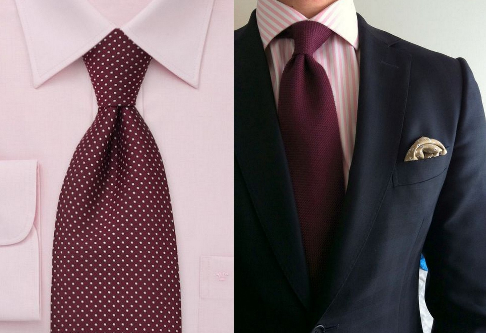 How To Pair Different Ties With Mens Shirts