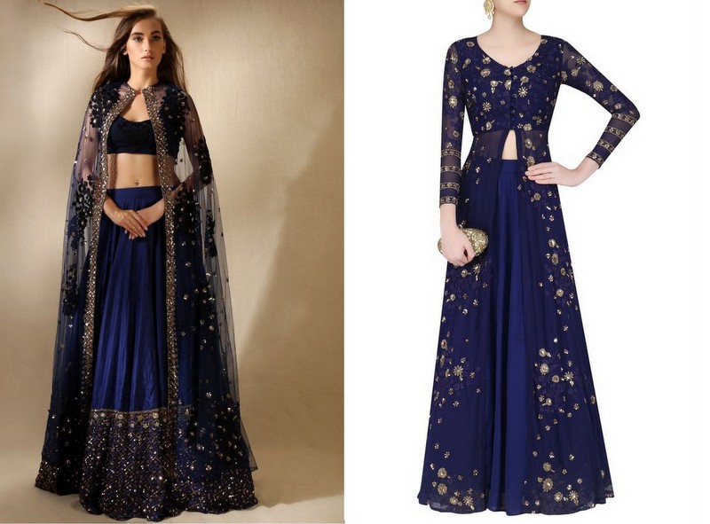 Convert Old Saree in to Designer Anarakali Dress Full Tutorial / Reuse old Saree  into Long Gown - YouTube