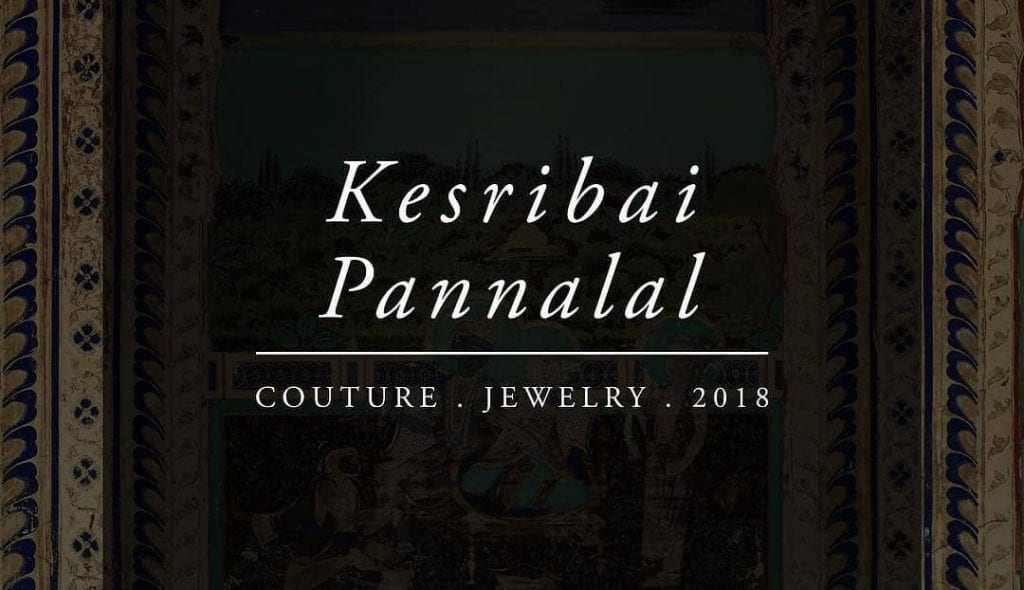 Kesribai Pannalal: Sabyasachi’s Couture Jewelry 2018