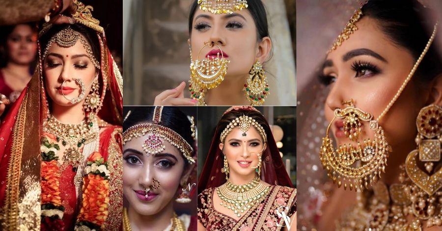 Trendy bridal naths that are perfect for modern brides