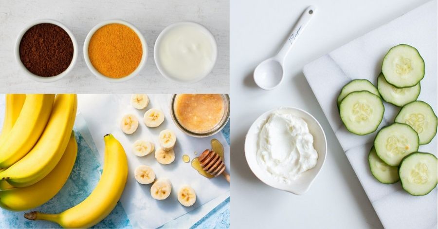 DIY face masks for glowing skin using kitchen ingredients