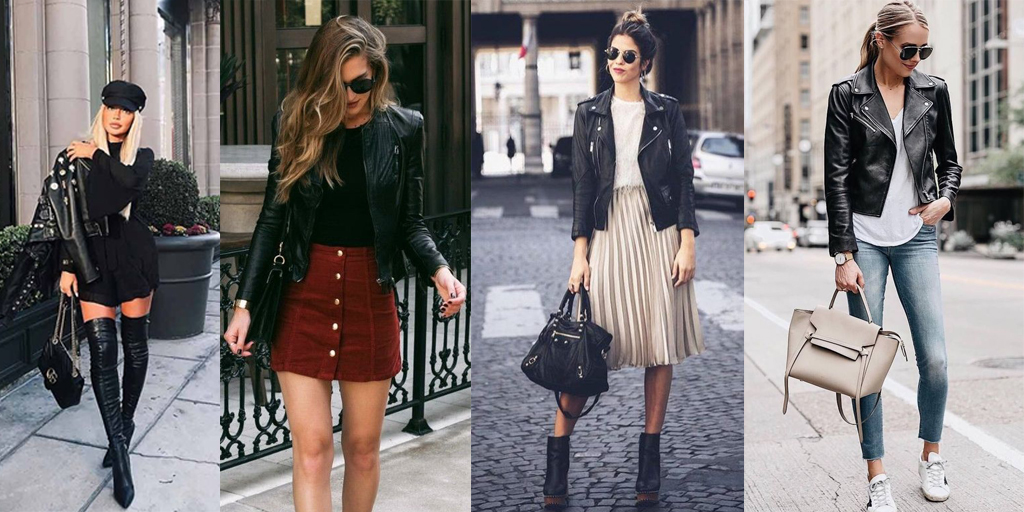 how to style leather jacket