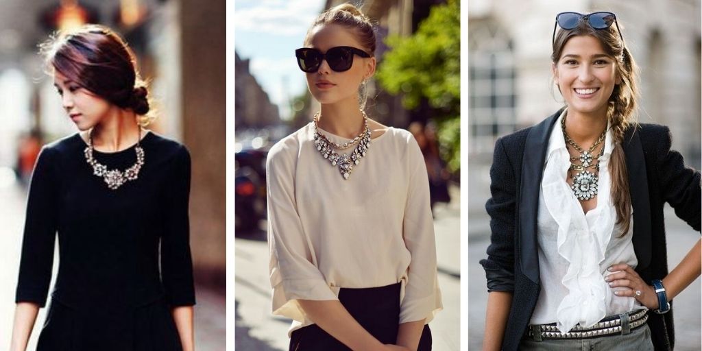6 Stylish Ways To Wear A Statement Necklace | STYL Blog - Styl Inc