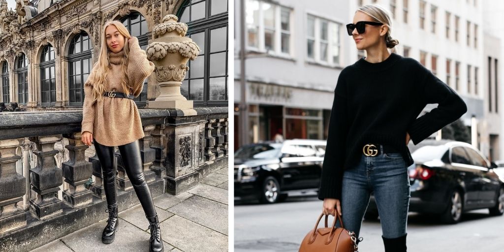 oversized sweater styling tips