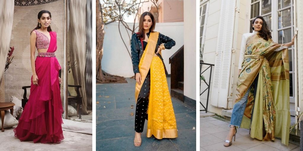 diwalioutfitideas #diwali2019 #indianclothes Diwali Outfit Ideas - How to  Style Basic Indian Clothes for Diwali 2… | Diwali dresses, Diwali outfits,  Indian outfits