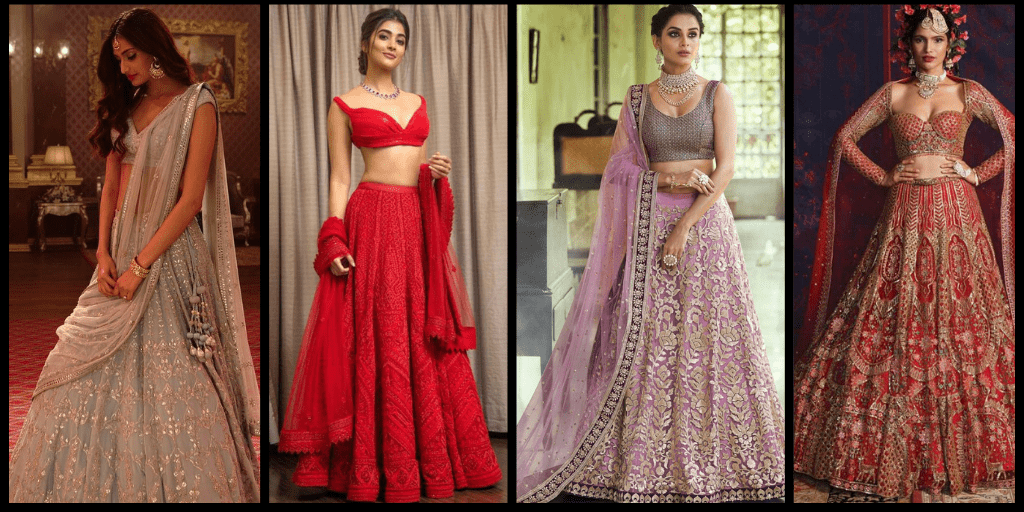 What is the best lehenga for a tall girl? - Quora