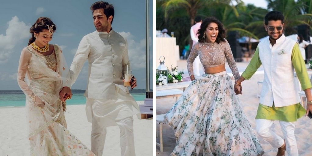 beach wedding outfits india