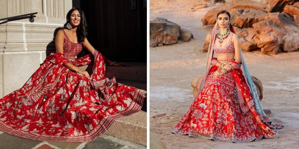 marriage lehenga on rent