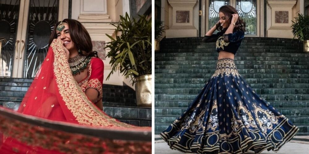 marriage lehenga on rent