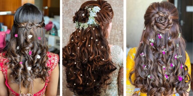 Hairstyle on Saree for Wedding - Wedding Hairstyle