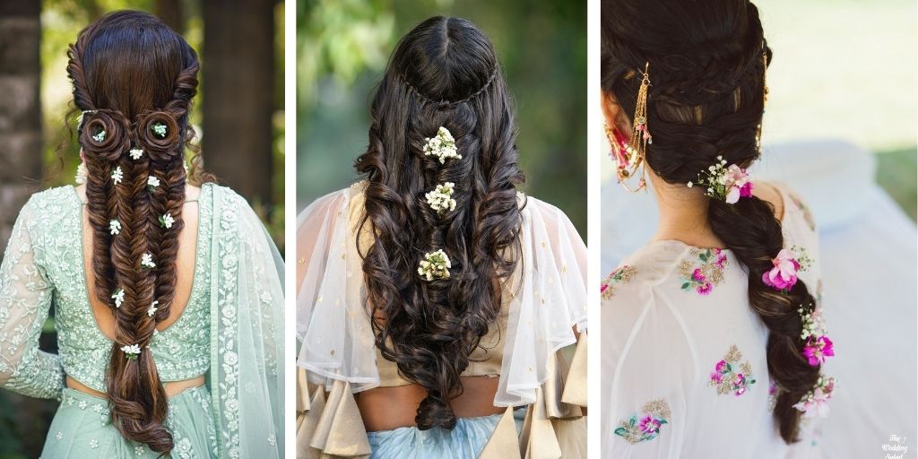 hairstyles with sarees for indian weddings