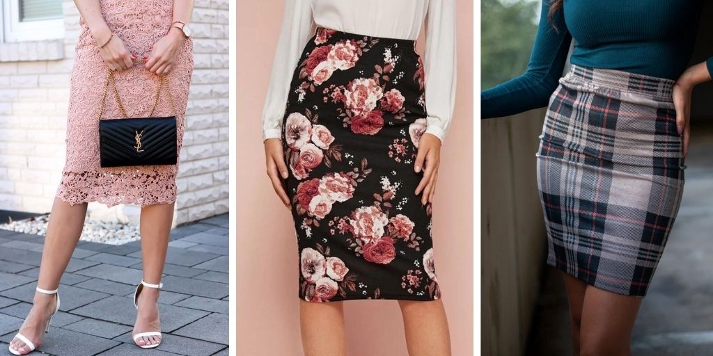 types of pencil skirts