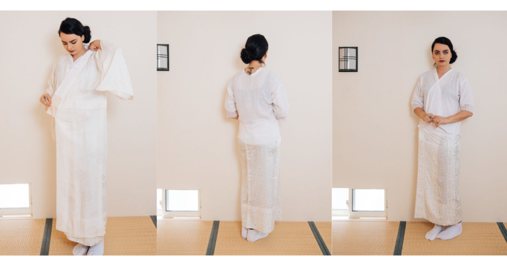 what do you wear under a kimono