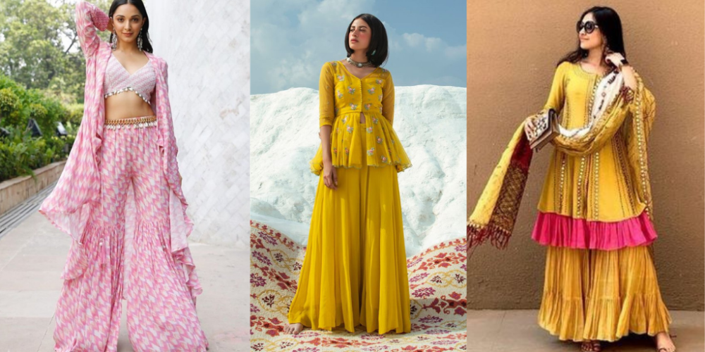 best haldi dress for bride sister