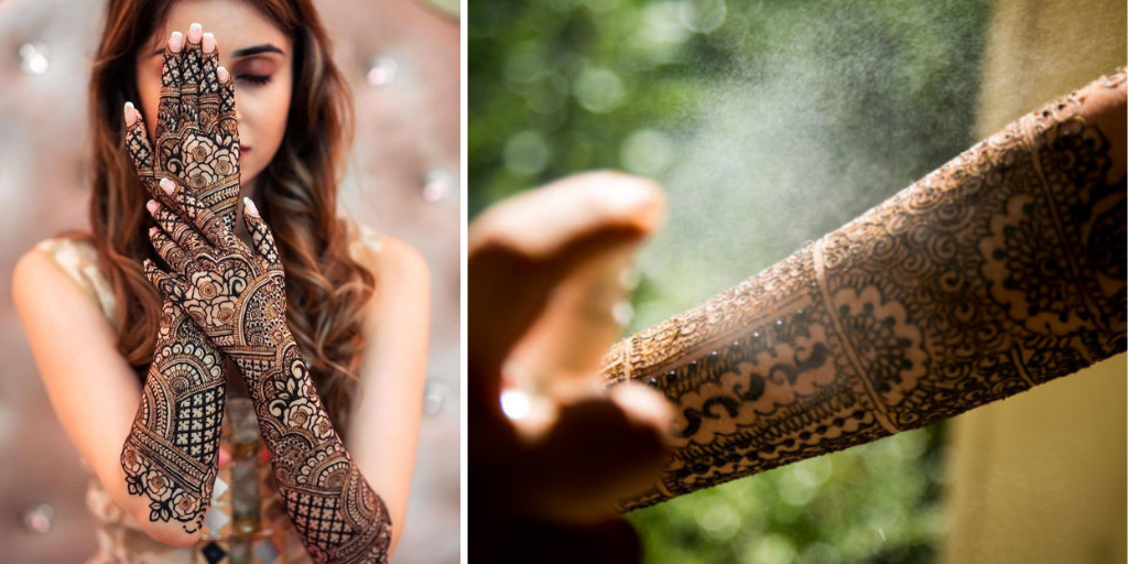 Are there any alternatives to putting mehndi/henna on bride's hands/arms? -  Quora