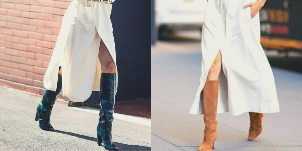 Summer thigh high hot sale boot outfits