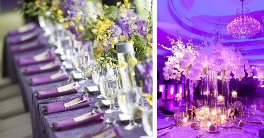 wedding theme ideas lilac lavender