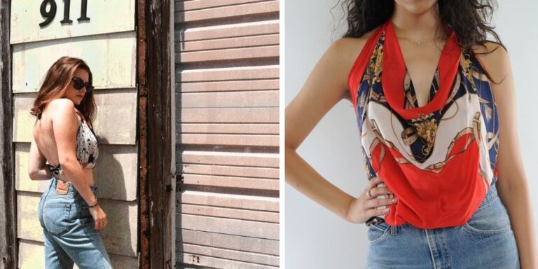 Seven Chic Ways To Turn Scarf Into Fashionable Top - Styl Inc