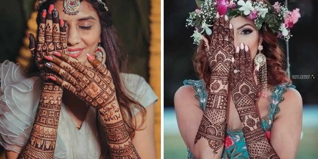 8 Pretty Mehendi Poses for Your Wedding | Bridal Mehendi and Makeup |  Wedding Blog