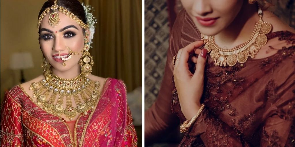 gold jewellery brides india