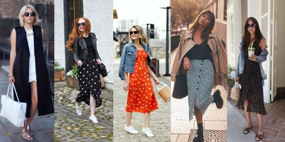 What kind of jacket to wear with a dress? 6 different styles - Styl Inc