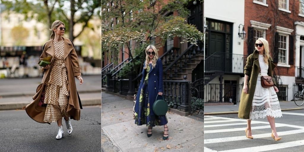 What kind of jacket to wear with a dress? 6 different styles - Styl Inc