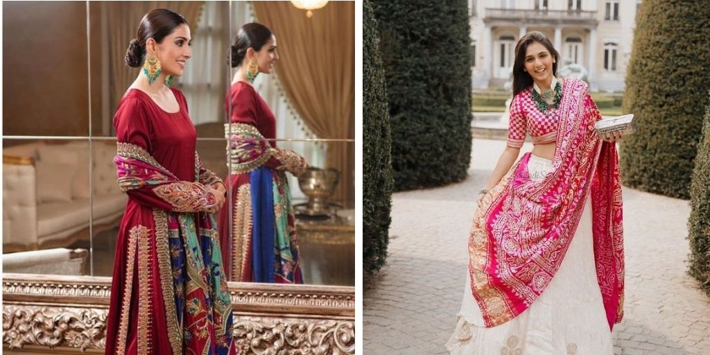 10 Ways To Reuse Your Bridal Outfits For Your First Diwali | Bridal lehenga  blouse design, Red wedding lehenga, Wedding lehnga