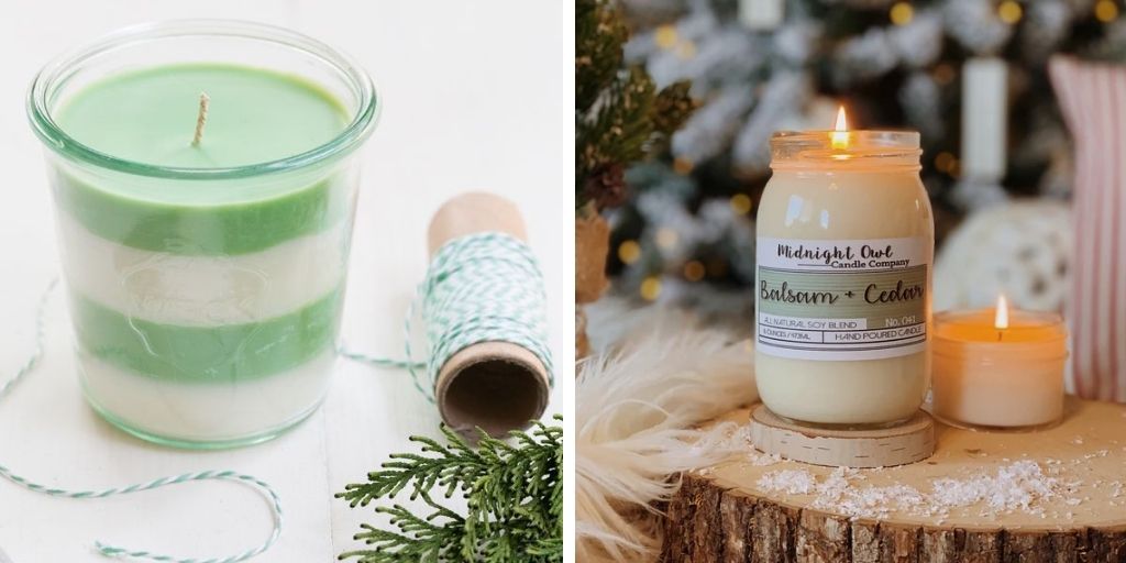pine scented candles
