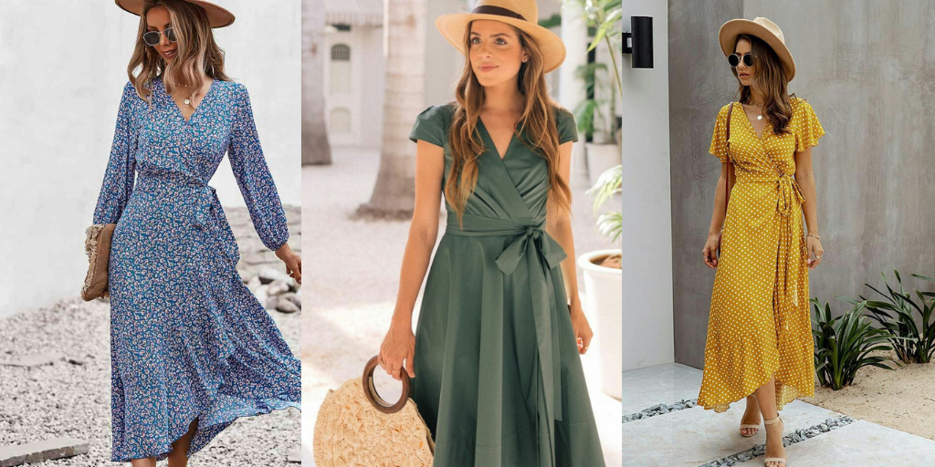 Here’s How to Wear a Wrap Around Dress - Styl Inc