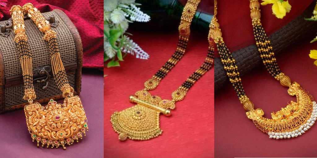 Here are some beautiful gold mangalsutra designs - Styl Inc