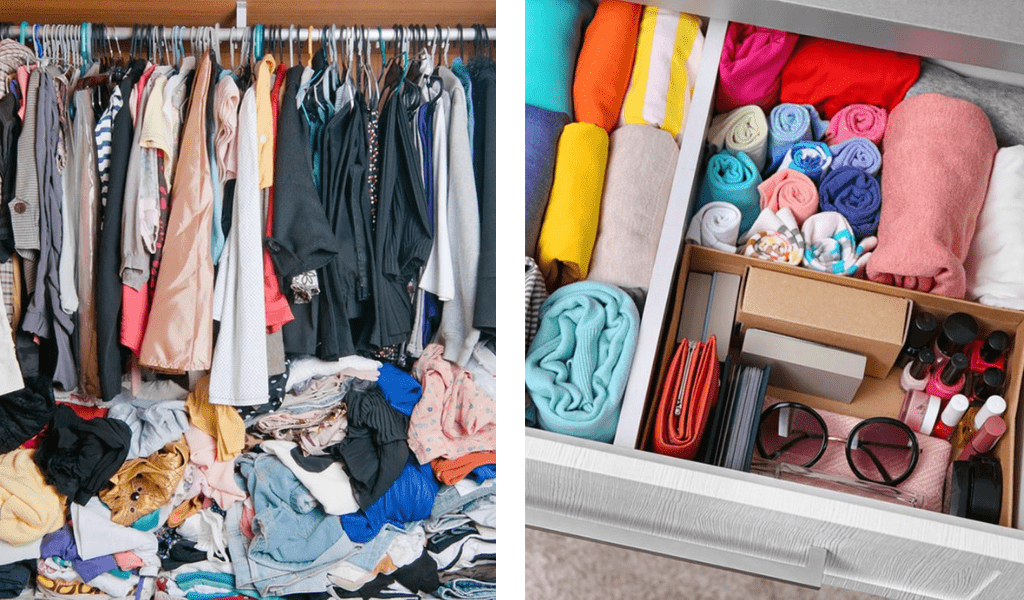 Clean your closet the Marie Kondo way
