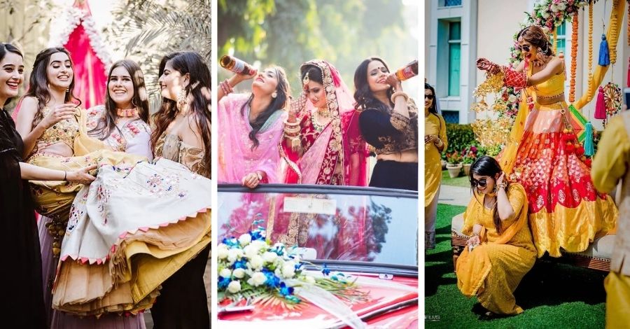 Create memories with your BFF– Bridesmaids photoshoot Ideas WE LOVED! |  Bridesmaid photoshoot, Bride photoshoot, Indian wedding photography