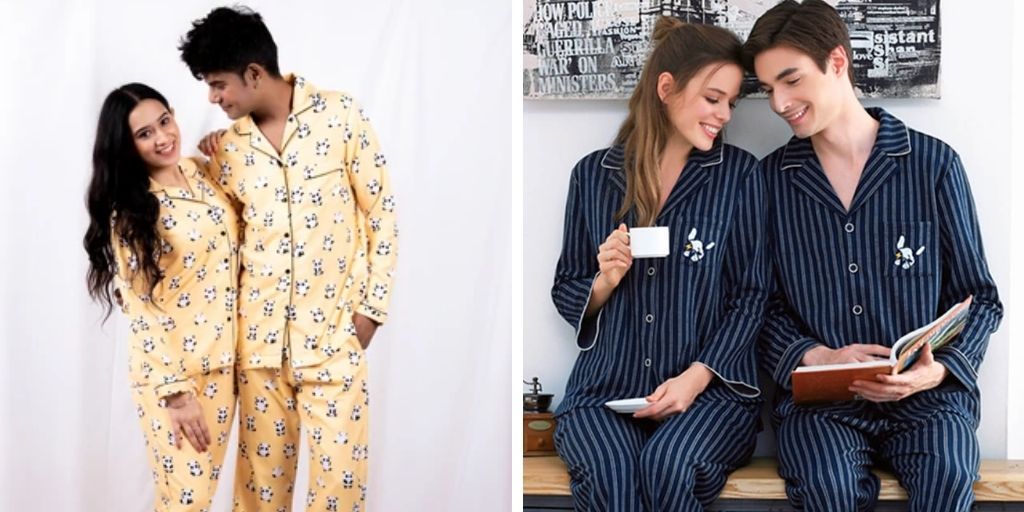 matching nightsuits for couples