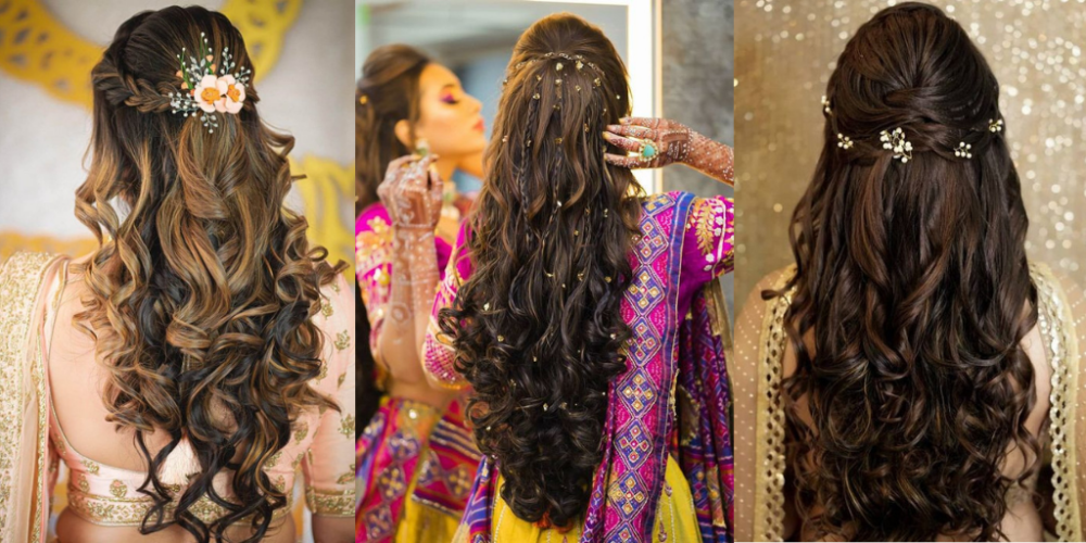 Here are some ideas for easy hairstyle for wedding functions Styl Inc