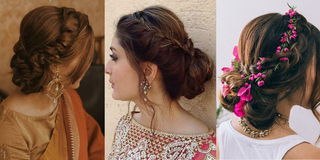 Trendy Hairstyles for Wedding Party Function / Easy Hairstyles / Hairstyle  With Trick - YouTube