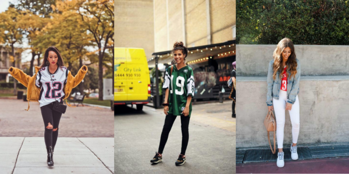 Here's how to create outfits with a football jersey - Styl Inc