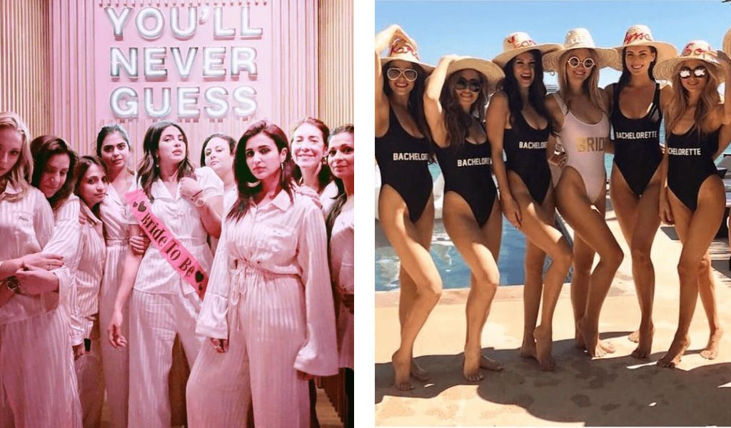 What to wear to a bachelorette party: match your bridesmaids
