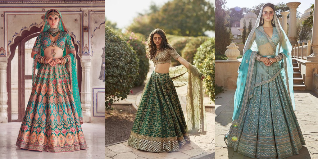 Here's a list to choose a beautiful Sabyasachi bridal lehenga from ...