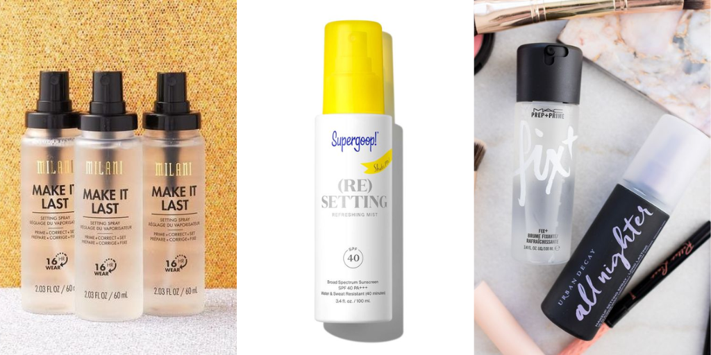 Sweat-Proof Makeup - setting spray