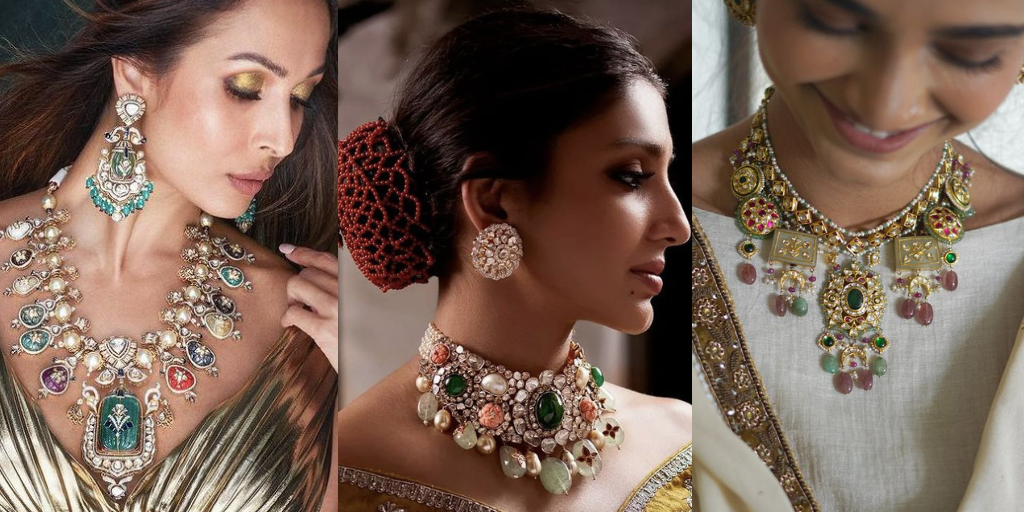 Love statement necklace? Here are some for your Sangeet - Styl Inc