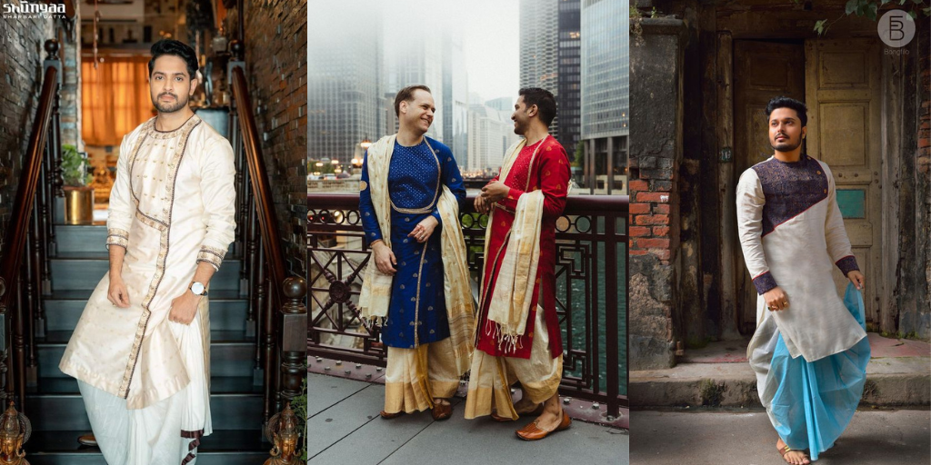 Top 9 Bengali Kurta Pajamas for Men in Wedding | Men fashion casual shirts,  Mens pajamas, Wedding dresses men indian