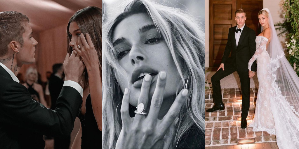 celebrity engagement rings - hailey