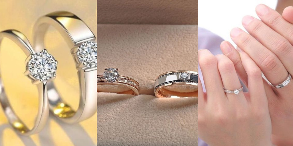 Stainless Steel Wedding Engagement Ring | Simple Wedding Rings Couples -  4/6mm Couple - Aliexpress