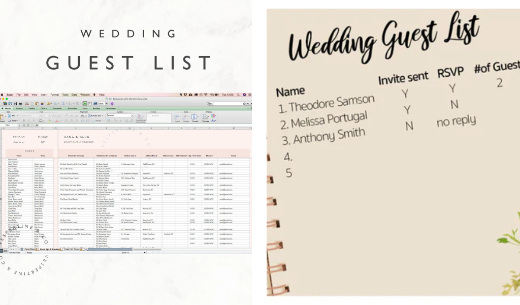 Wedding Guest List