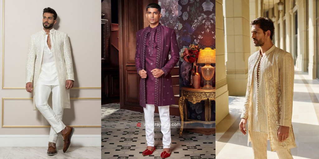 Pin by Kajal on bhumika | Sherwani for men wedding, Indian wedding clothes  for men, Wedding kurta for men