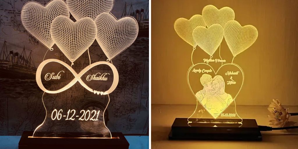 Personalised LED Lamps 