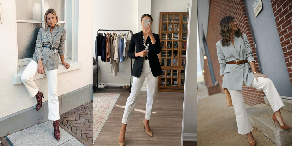 How to wear white pants to work, Innae Style: Office Style Blog