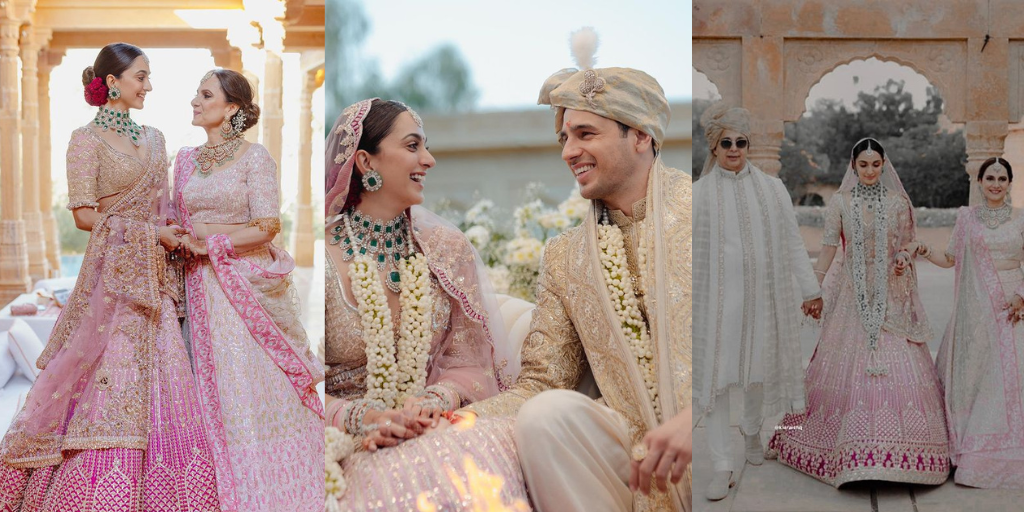 kiara advani's wedding outfits